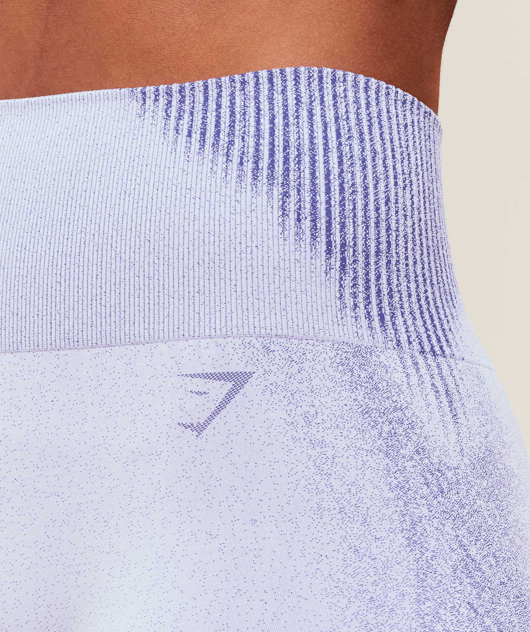 Gymshark Diffuse Seamless Leggings - Fresh Lilac/Cobalt Purple