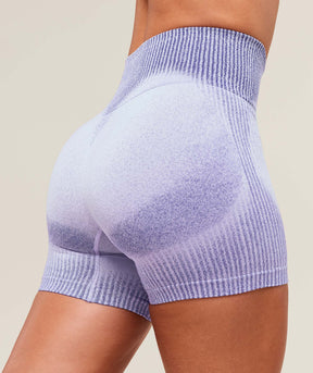 Gymshark Diffuse Seamless Shorts - Fresh Lilac/Cobalt Purple