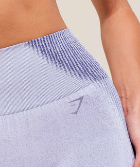 Gymshark Diffuse Seamless Shorts - Fresh Lilac/Cobalt Purple
