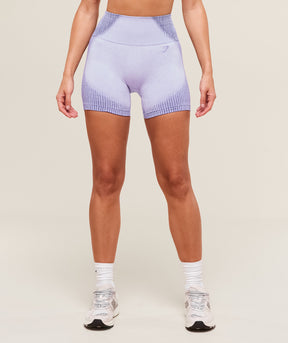 Gymshark Diffuse Seamless Shorts - Fresh Lilac/Cobalt Purple