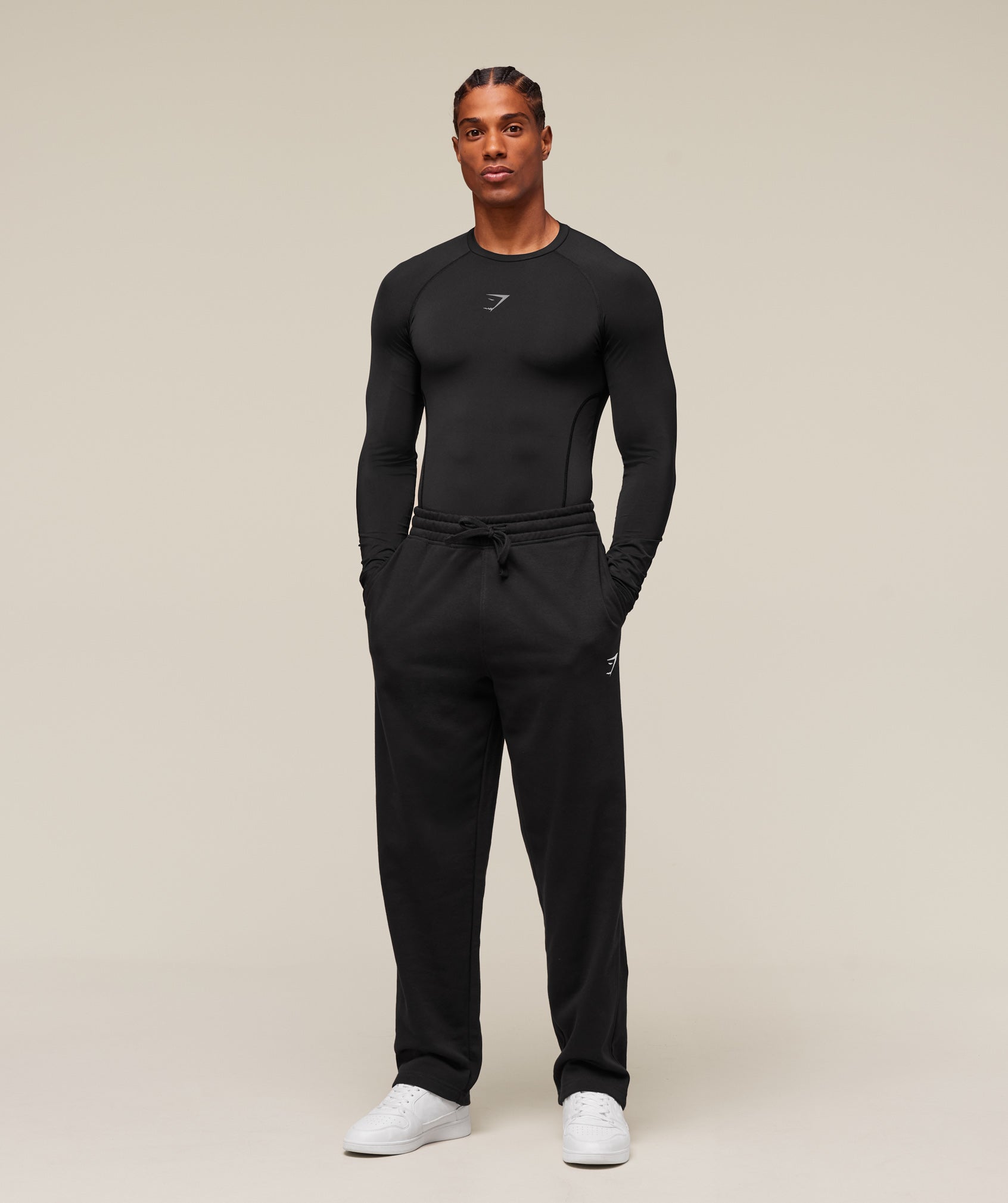 Gymshark Element Baselayer Long Sleeve T-Shirt - Black