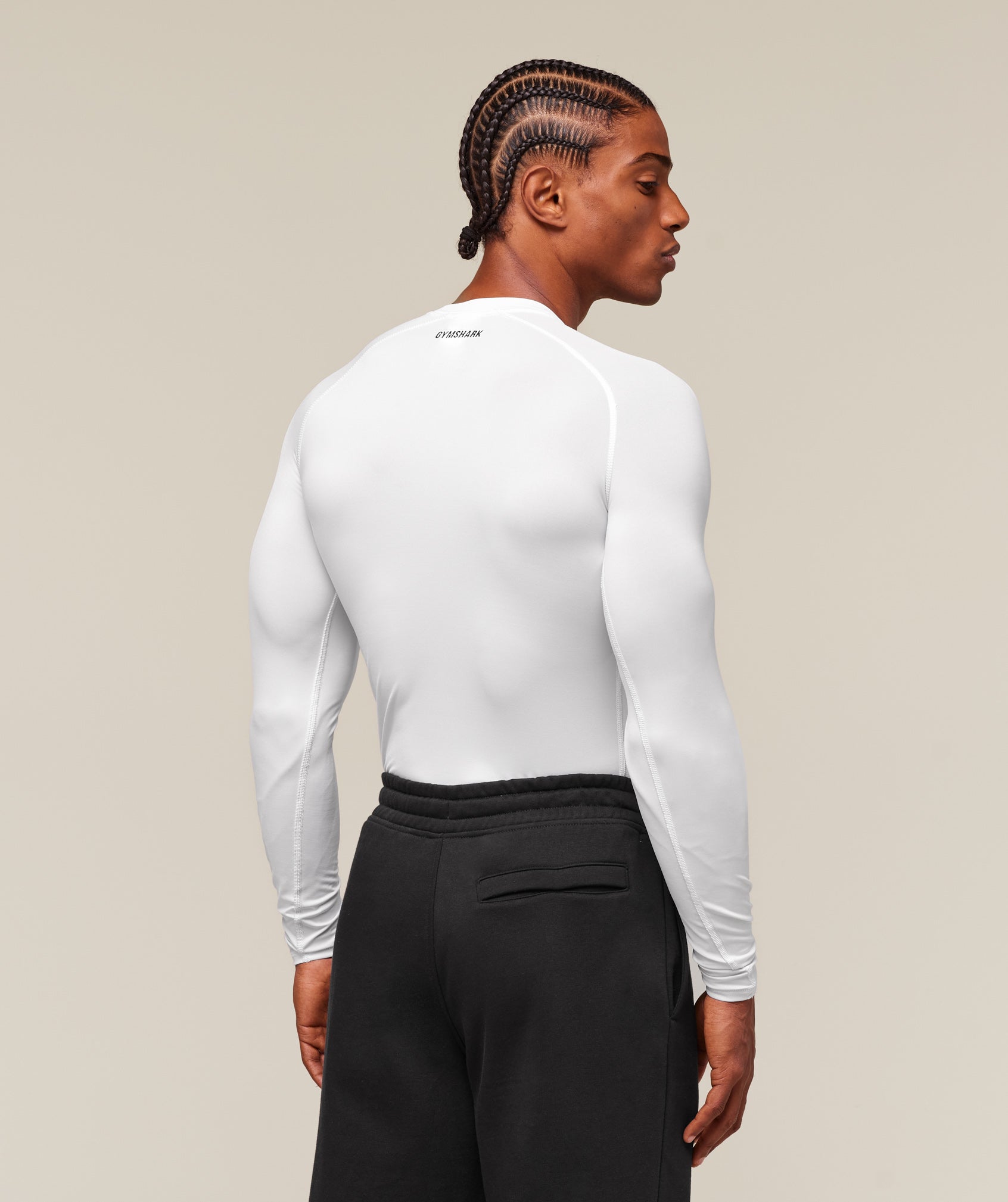 Gymshark Element Baselayer Long Sleeve T-Shirt - White