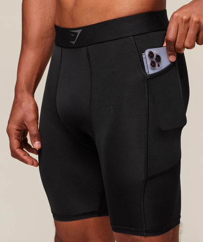 Gymshark Element Baselayer Half Tight - Black