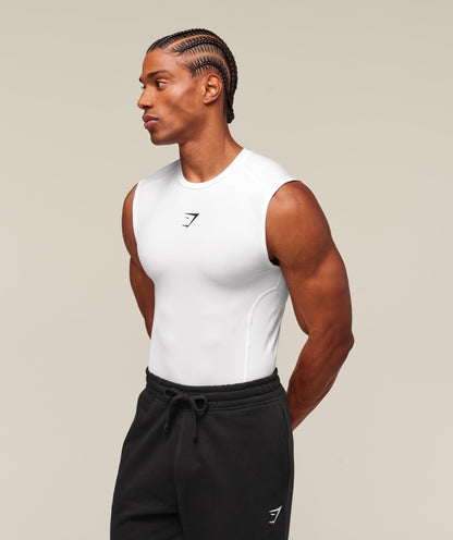 Gymshark Element Tank - White