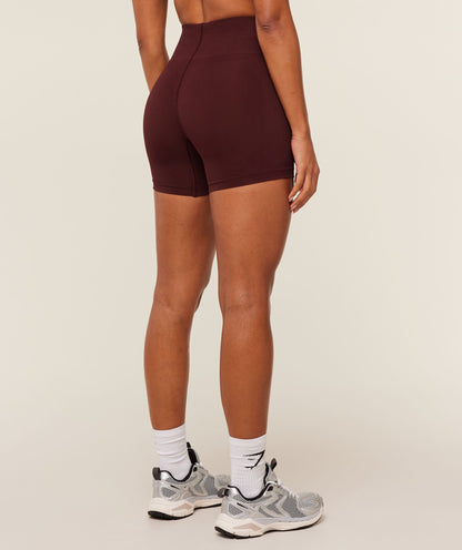 Gymshark Energise Seamless Shorts - Rich Maroon
