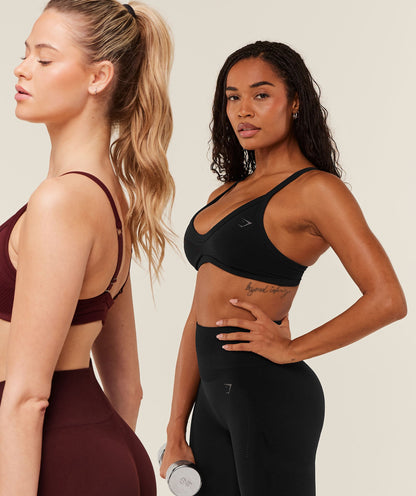 Gymshark Energise Seamless Sports Bra - Black