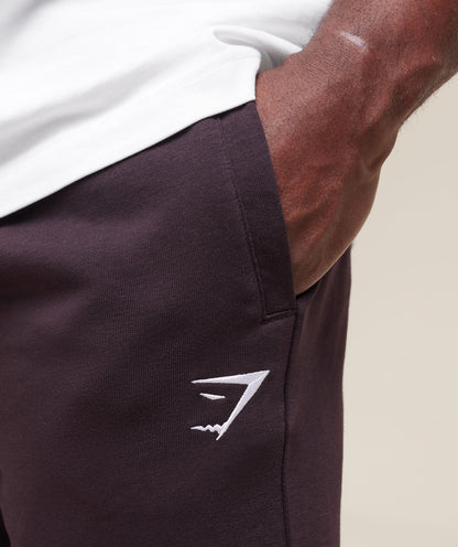 Gymshark Essential Oversized Joggers - Plum Brown