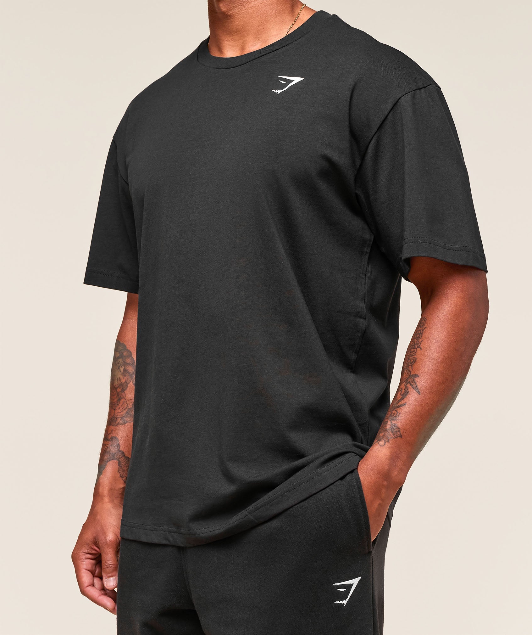 Gymshark Essential Oversized T-Shirt - Black