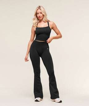 Gymshark Everyday Seamless Flared Leggings - Black