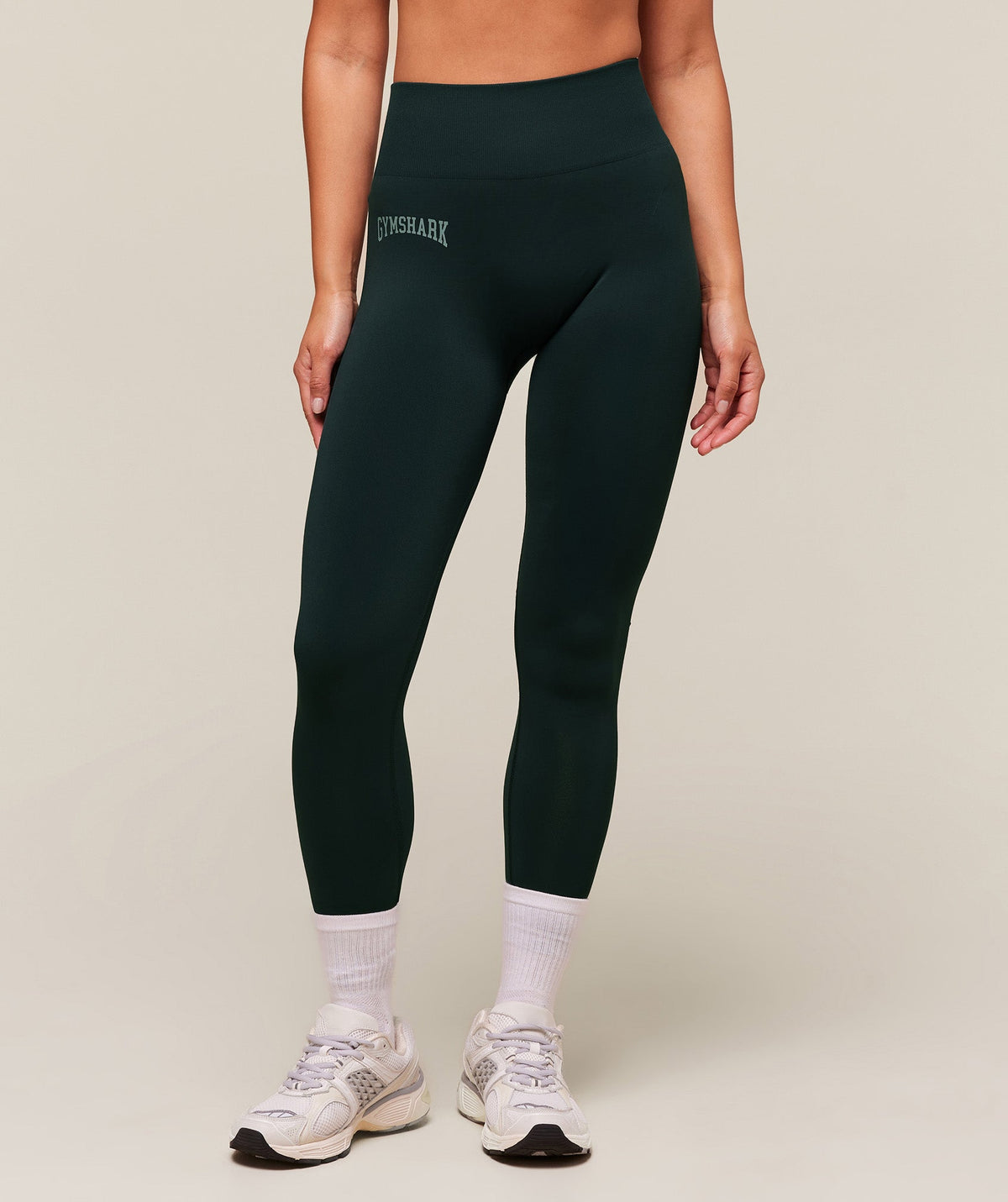 Gymshark Everyday Seamless Graphic Leggings - Darkest Teal
