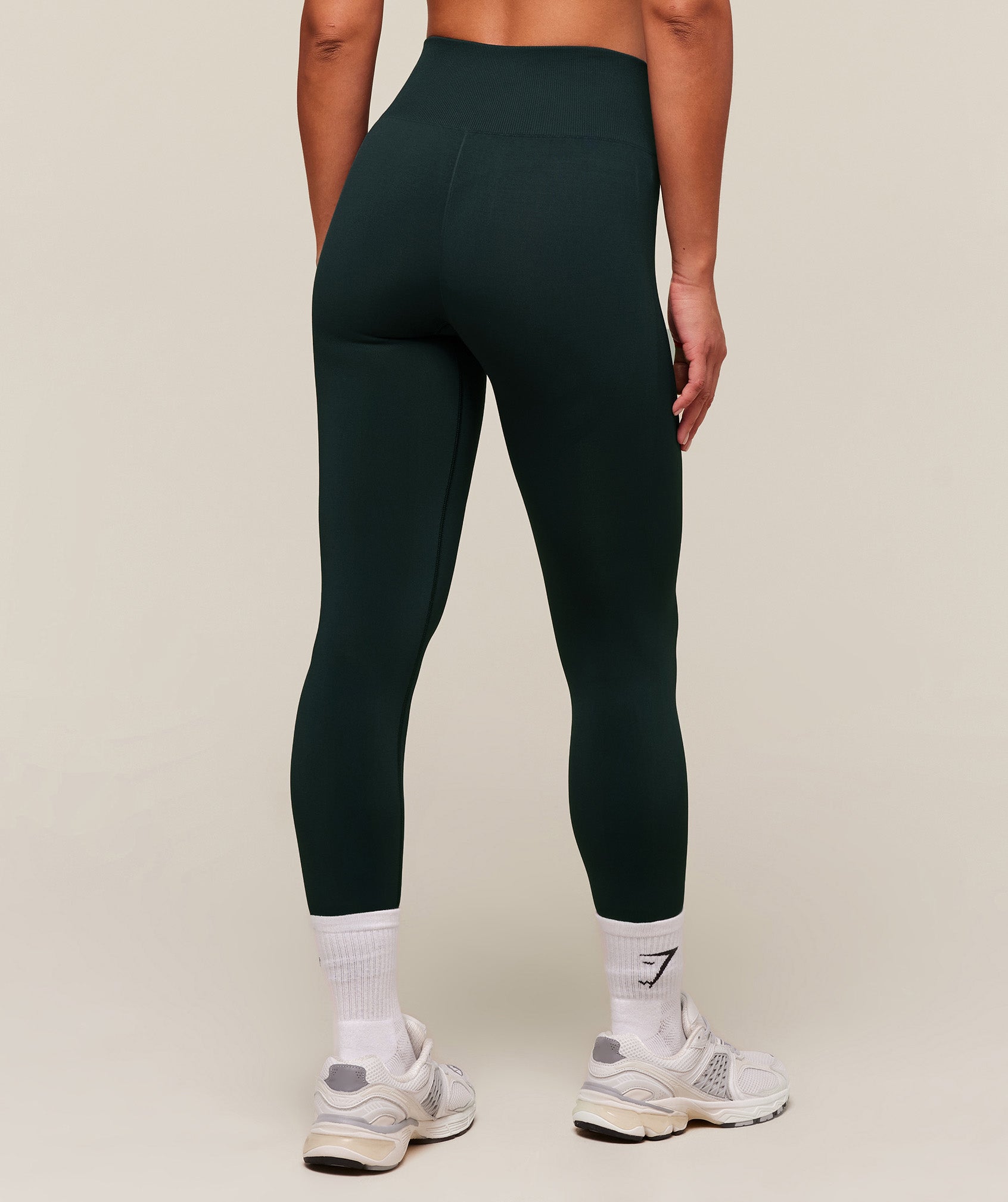 Gymshark Everyday Seamless Graphic Leggings - Darkest Teal