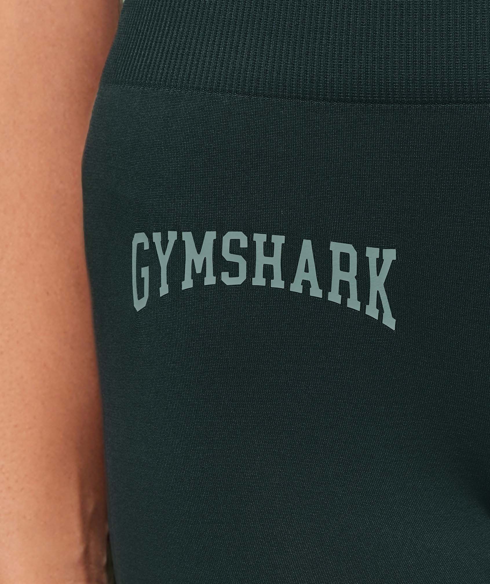 Gymshark Everyday Seamless Graphic Leggings - Darkest Teal