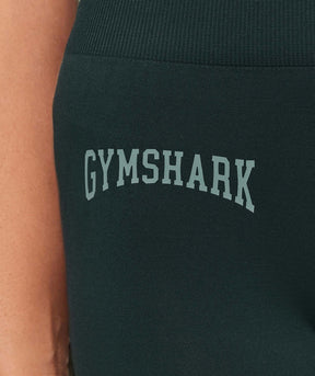 Gymshark Everyday Seamless Graphic Leggings - Darkest Teal