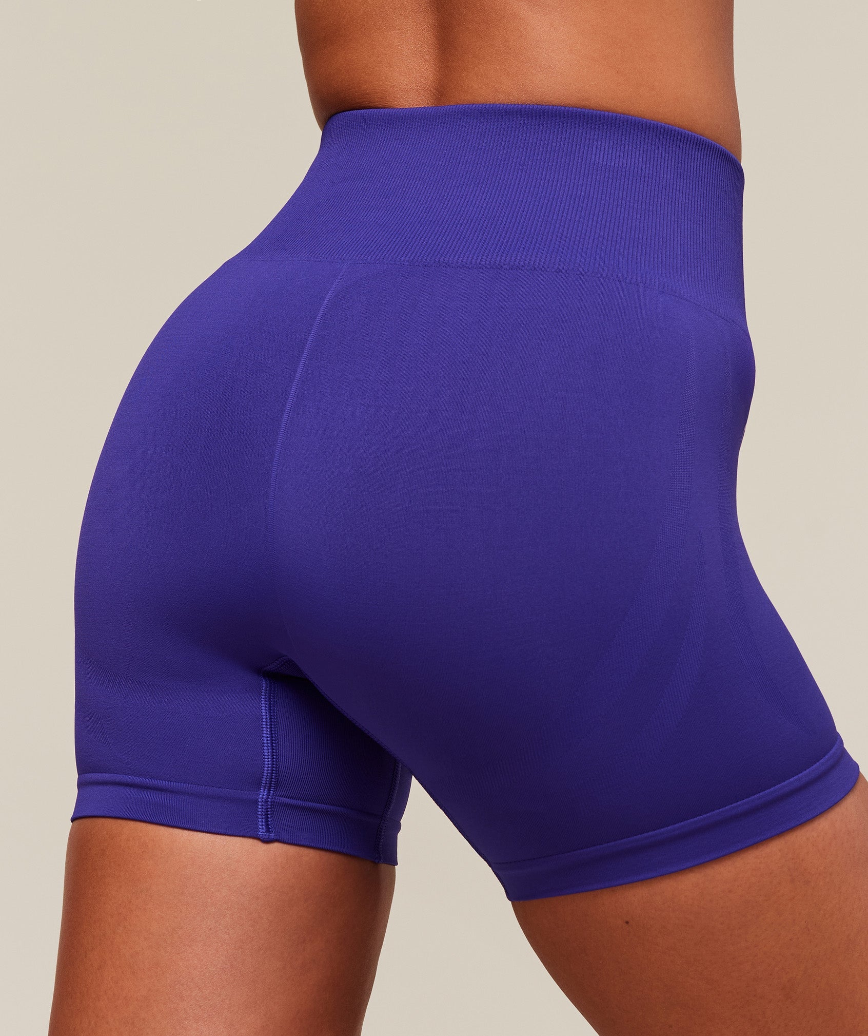 Gymshark Everyday Seamless Graphic Shorts - Cobalt Purple