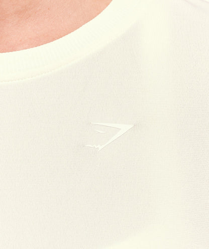 Gymshark Everyday Seamless Long Sleeve Top - Soft White