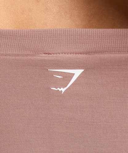 Gymshark Everyday Seamless Midi Tube Top - Chestnut Pink