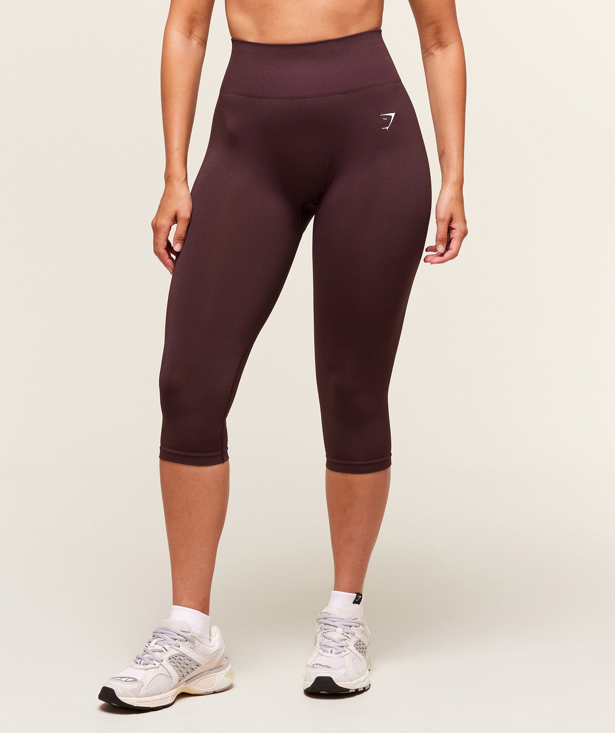 Gymshark Everyday Seamless Capri Leggings - Cherry Purple