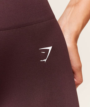 Gymshark Everyday Seamless Capri Leggings - Cherry Purple