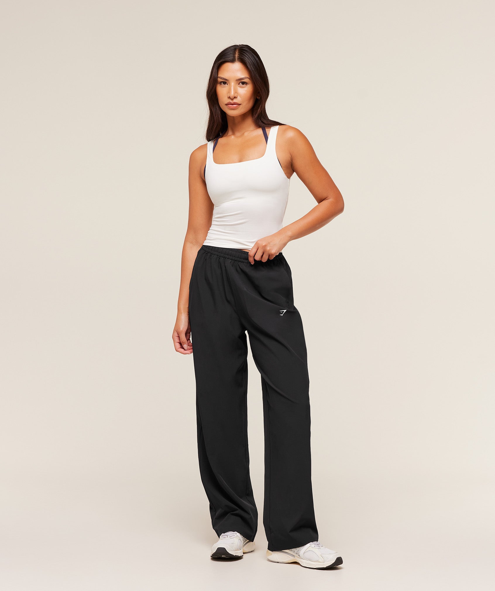 Gymshark Training Everyday Woven Straight Leg Pant - Black