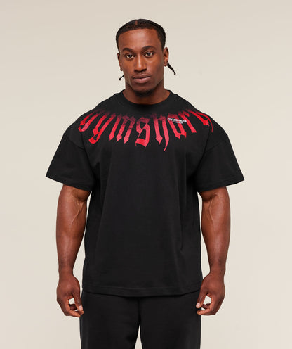 Gymshark Fade Graphic T-Shirt - GS Black