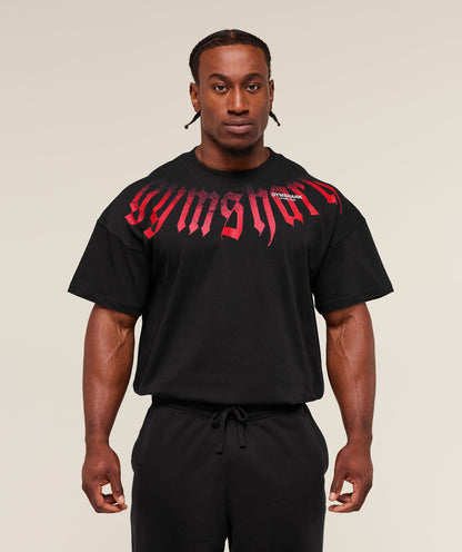 Gymshark Fade Graphic T-Shirt - GS Black