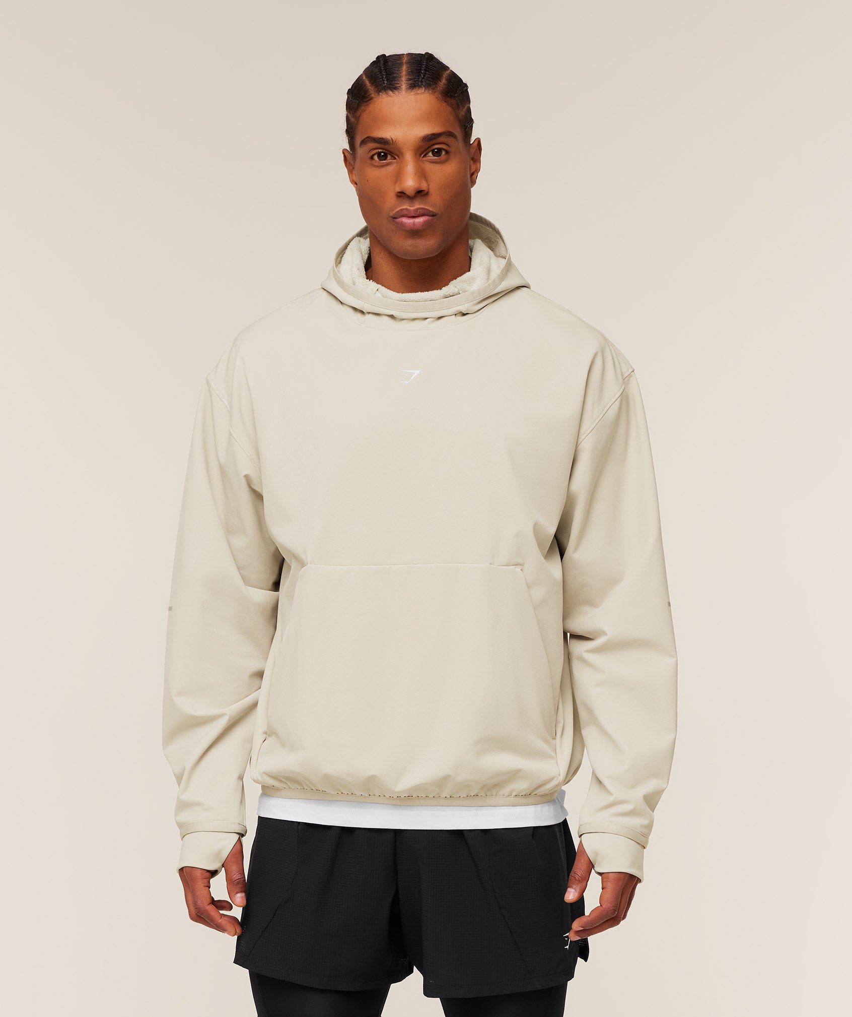 Gymshark Find Your Speed Hoodie - Pebble Grey