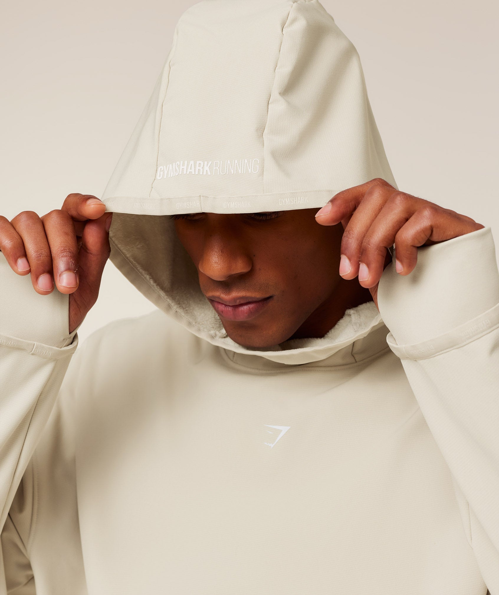 Gymshark Find Your Speed Hoodie - Pebble Grey