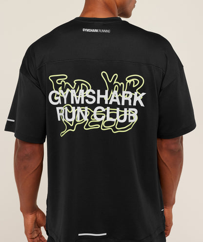 Gymshark Find Your Speed T-Shirt - Black