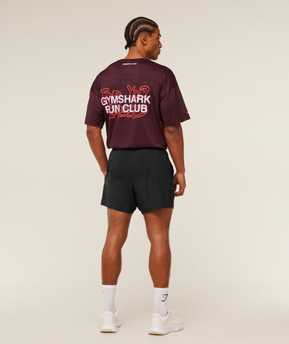 Gymshark Find Your Speed T-Shirt - Rich Maroon