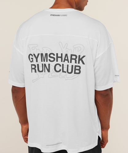 Gymshark Find Your Speed T-Shirt - White