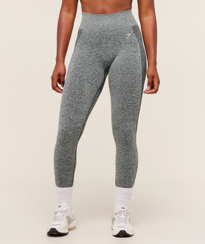 Gymshark Flex High Waisted Leggings - Deep Petrol Blue/White Marl