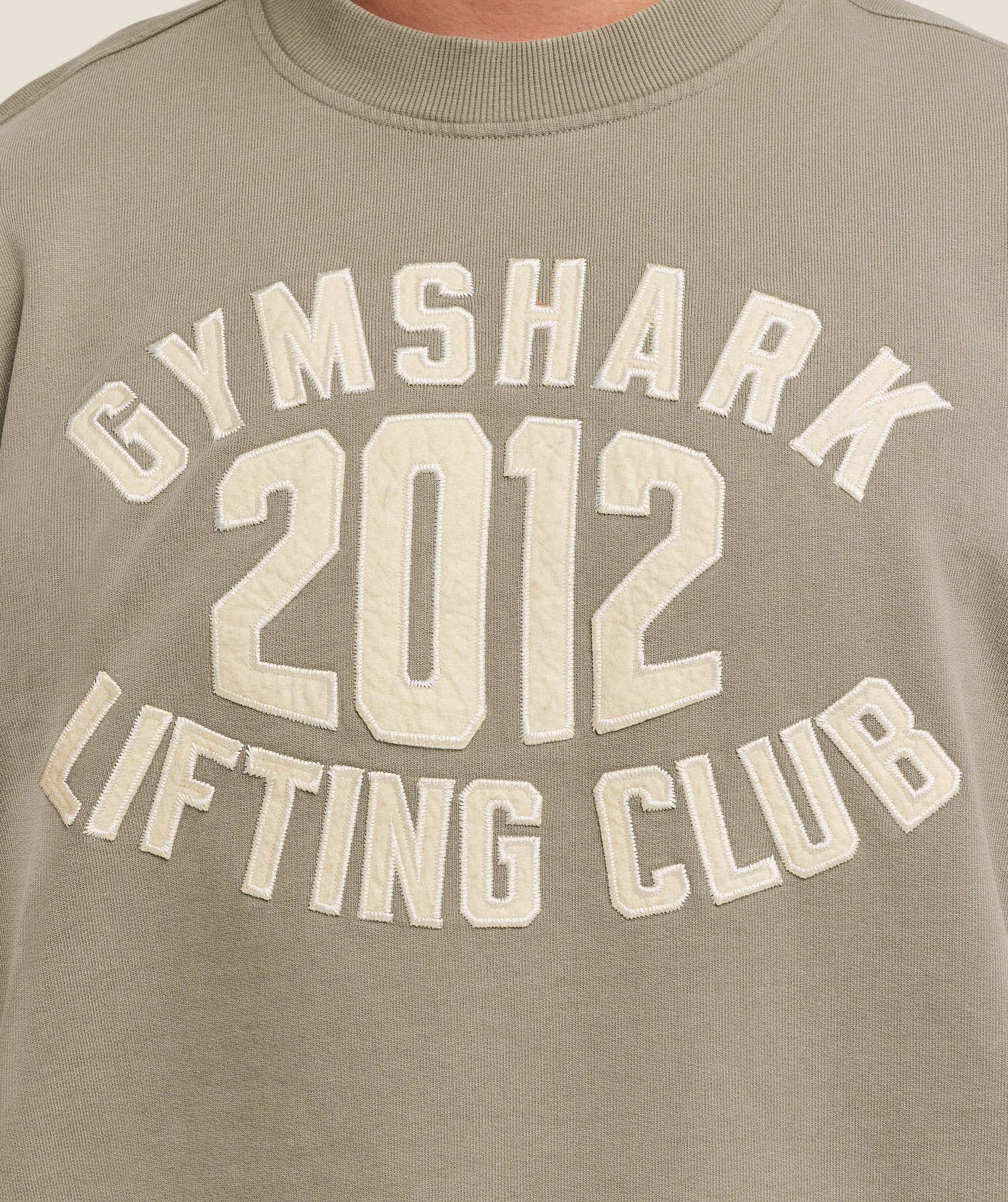 Gymshark 2012 Lifting Club Crew - Linen Brown
