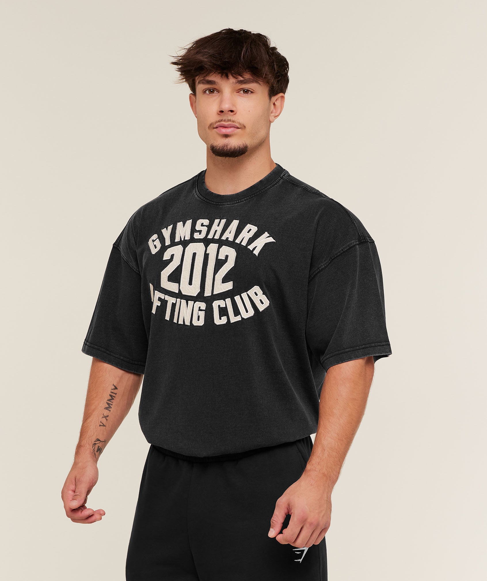Gymshark 2012 Lifting Club T-Shirt - Black