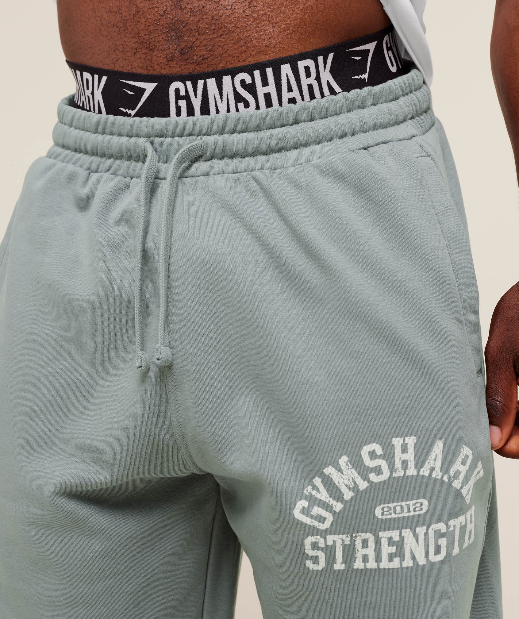 Gymshark 2012 Strength Joggers - Denim Grey