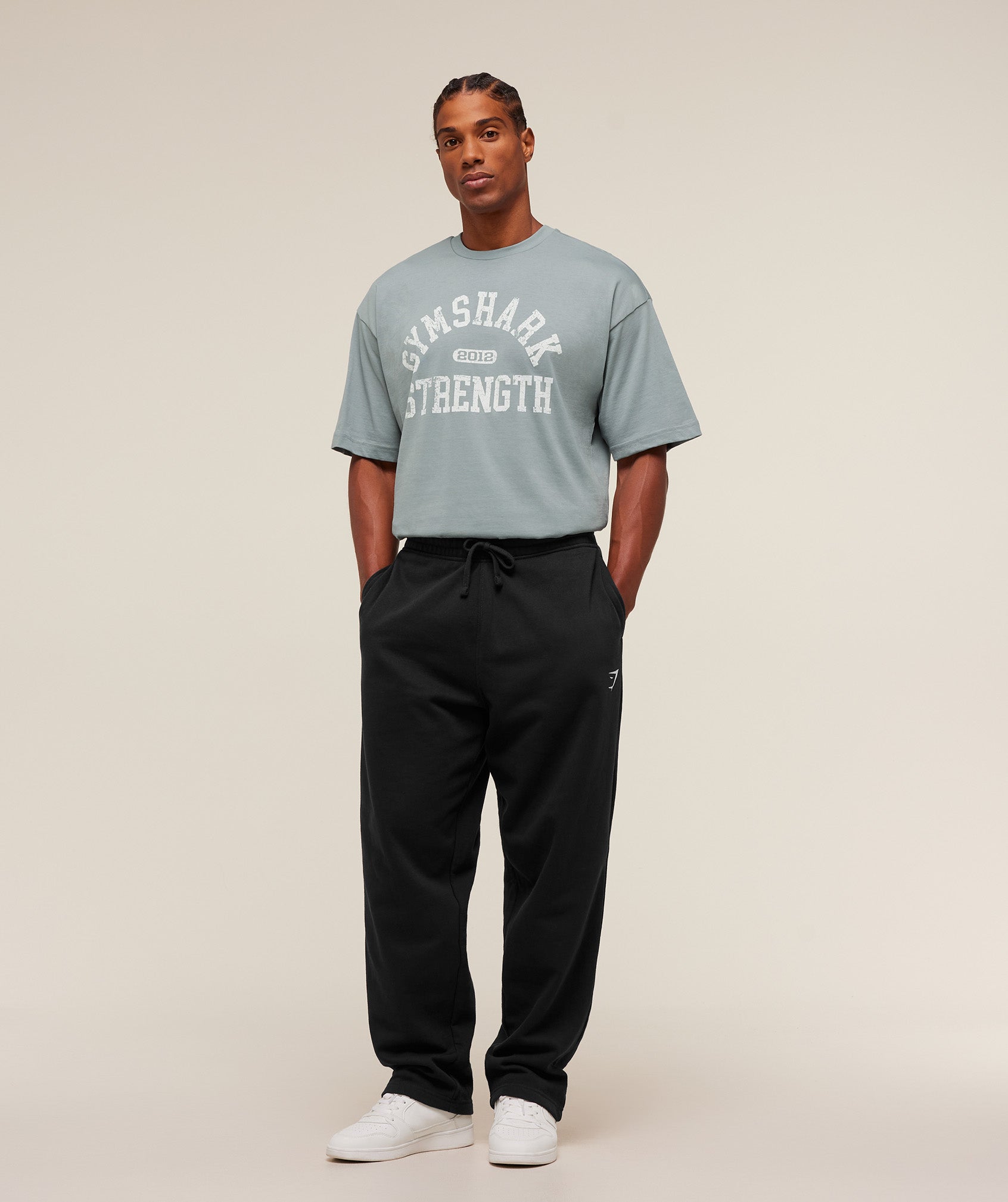 Gymshark 2012 Strength T-Shirt - Denim Grey