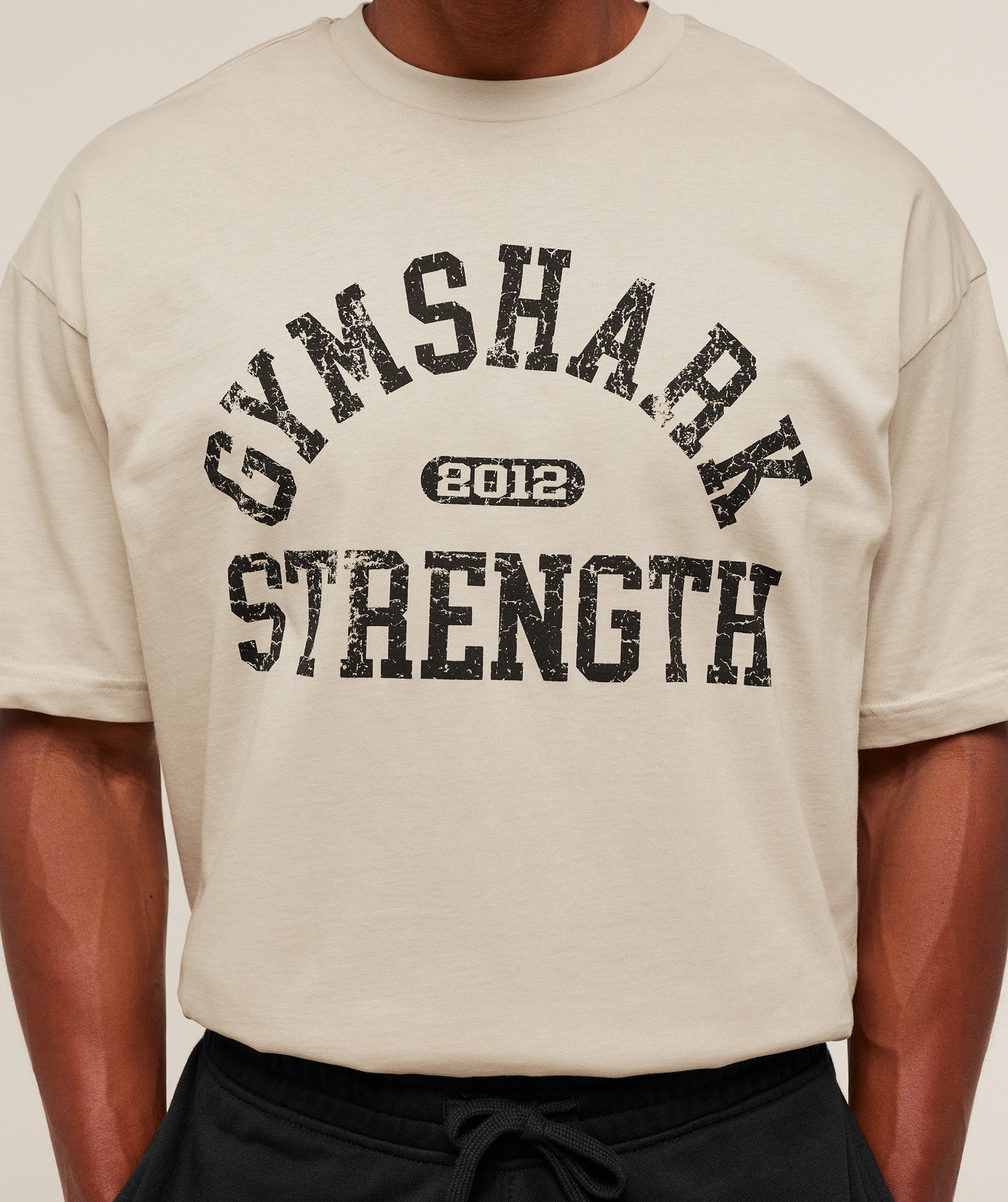 Gymshark 2012 Strength T-Shirt - Pebble Grey