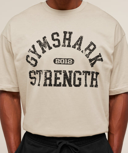 Gymshark 2012 Strength T-Shirt - Pebble Grey