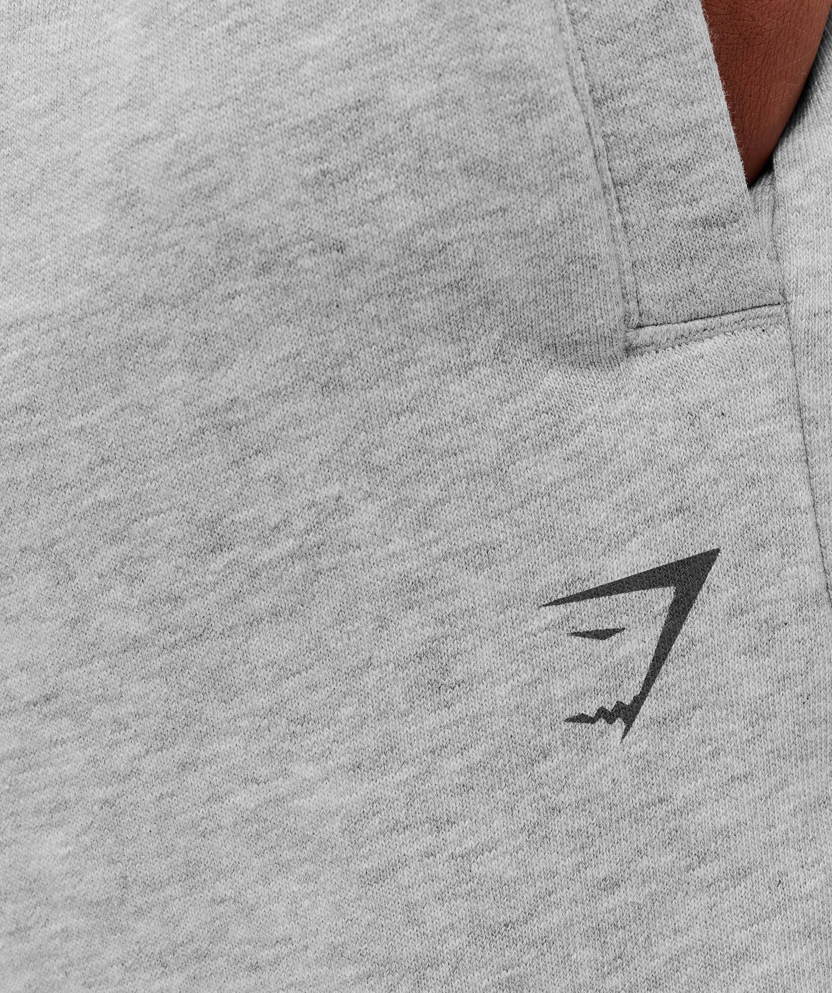 Gymshark Athletic Division Graphic Jogger - Light Grey Core Marl