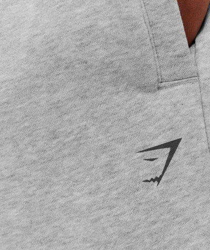Gymshark Athletic Division Graphic Jogger - Light Grey Core Marl