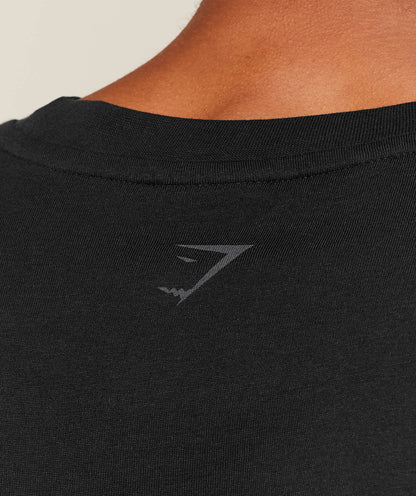Gymshark Athletic Division Graphic T-Shirt - GS Black