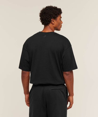 Gymshark Athletic Division Graphic T-Shirt - GS Black