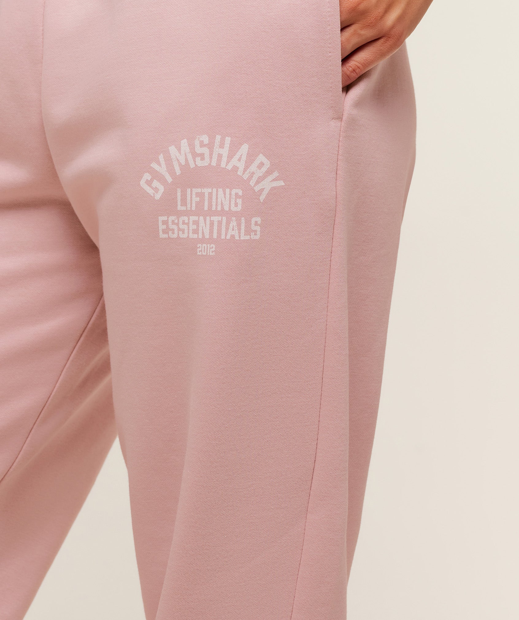 Gymshark Lifting Essentials Joggers - Cloud Pink