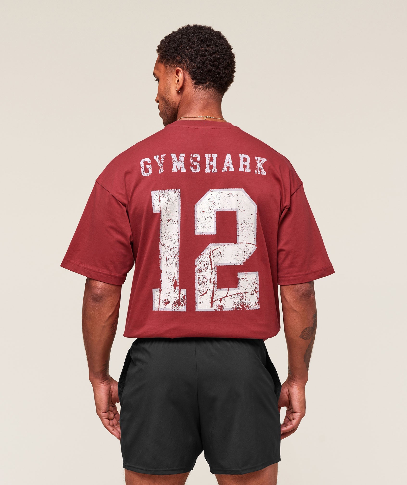 Gymshark Campus T-Shirt - Athletic Burgundy