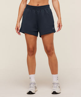 Gymshark Collegiate Graphic Short - Heavy Blue