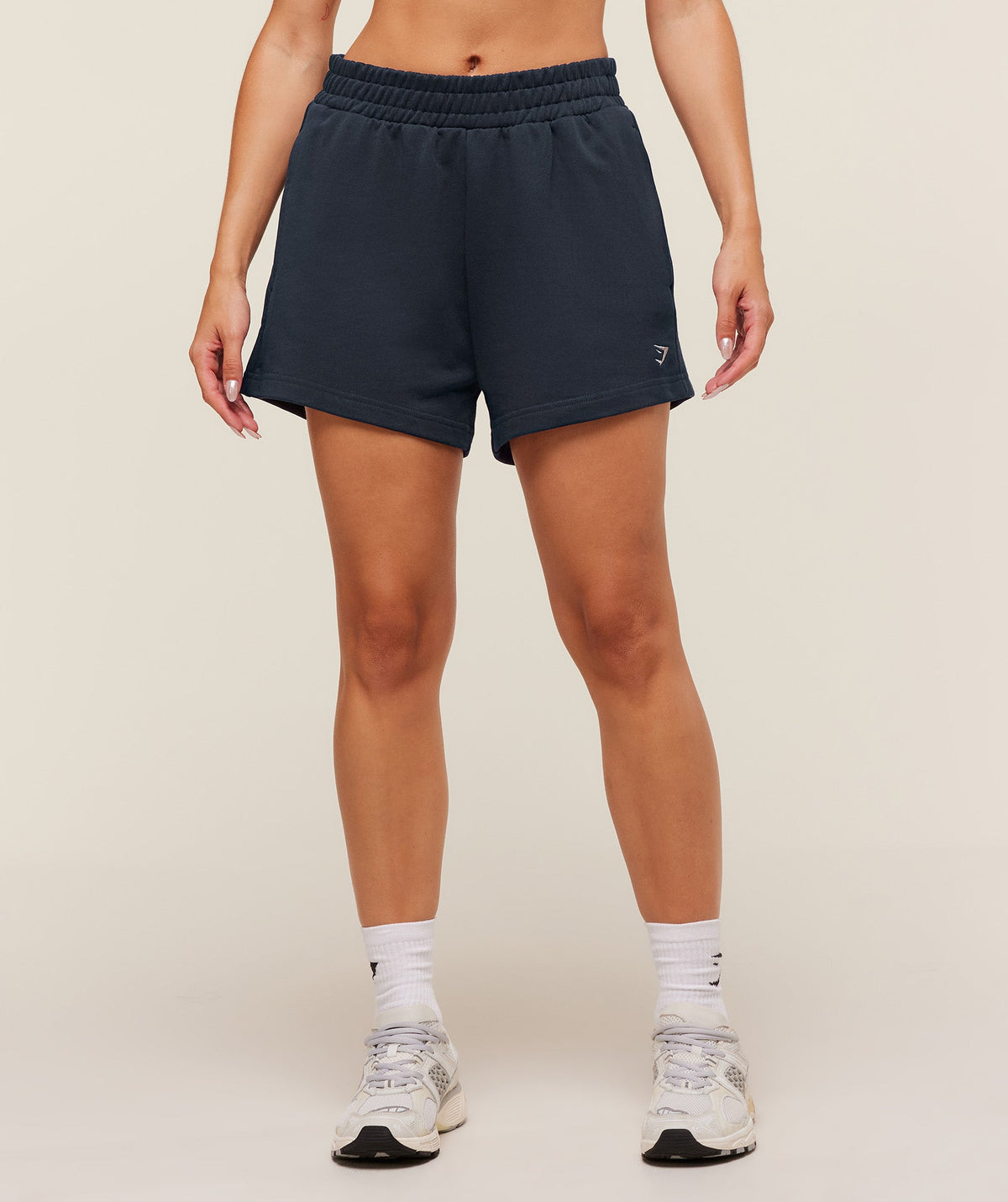 Gymshark Collegiate Graphic Short - Heavy Blue
