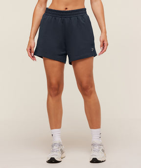 Gymshark Collegiate Graphic Short - Heavy Blue