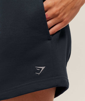 Gymshark Collegiate Graphic Short - Heavy Blue