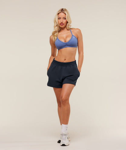 Gymshark Collegiate Graphic Short - Heavy Blue