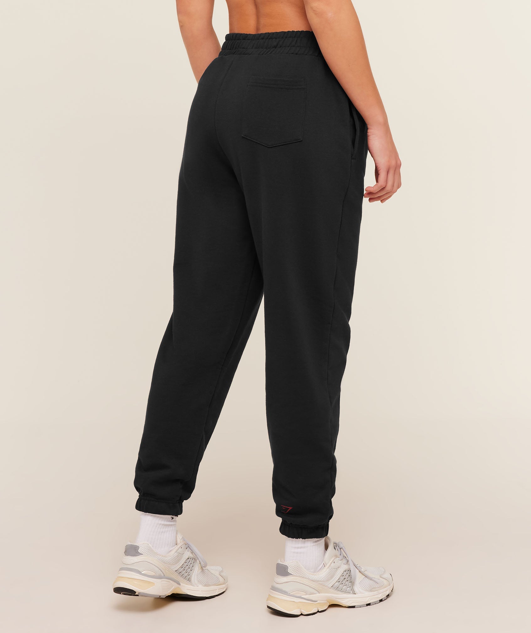 Gymshark Collegiate Graphic Joggers - Black