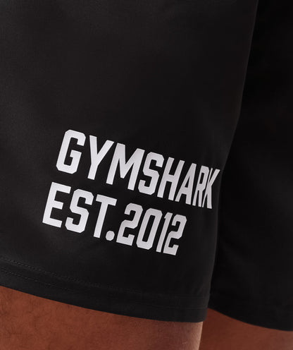 Gymshark S&C Graphic 7" Shorts - Black